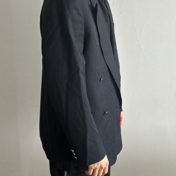 Vintage Givenchy Gentleman Double-Breasted Blazer - Made in Switzerland (Rare!) - Picture 2 of 7